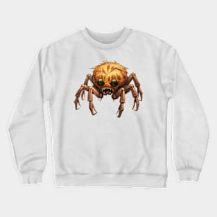 The barking spider is acting threatening. Crewneck Sweatshirt